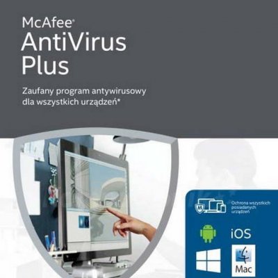 McAfee 2021 Internet AntiVirus Plus 5 PC/1 rok  /  Polska wersja językowa! / szybka wysyłka na e-mail / Faktura VAT / 32-64BIT / WYPRZEDAŻ