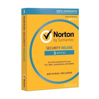 Norton Security  Deluxe 3 urządzenia / 2 lata Polska wersja językowa! / szybka wysyłka na e-mail / Faktura VAT / 32-64BIT / WYPRZEDAŻ